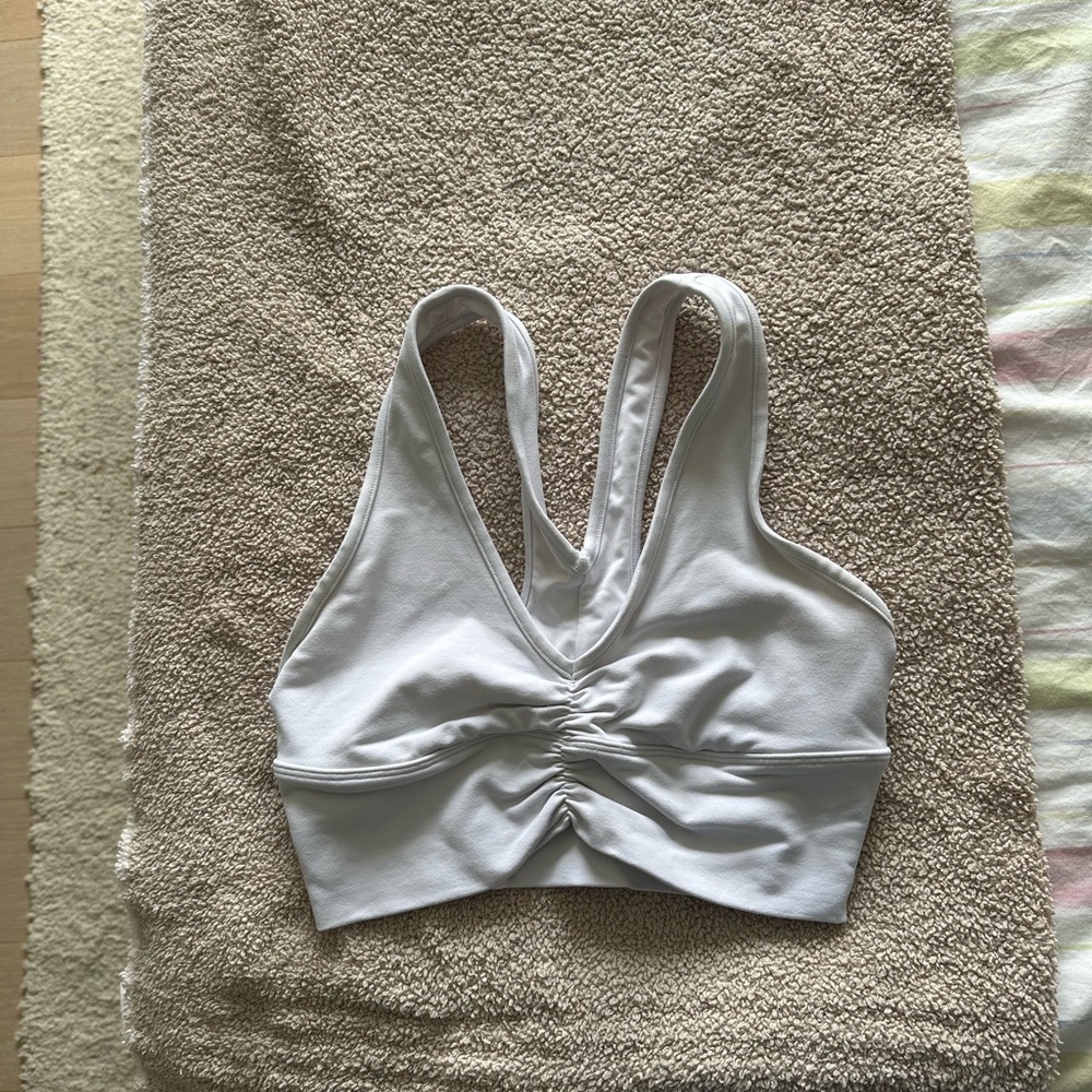 ALO Yoga White Sports Bra